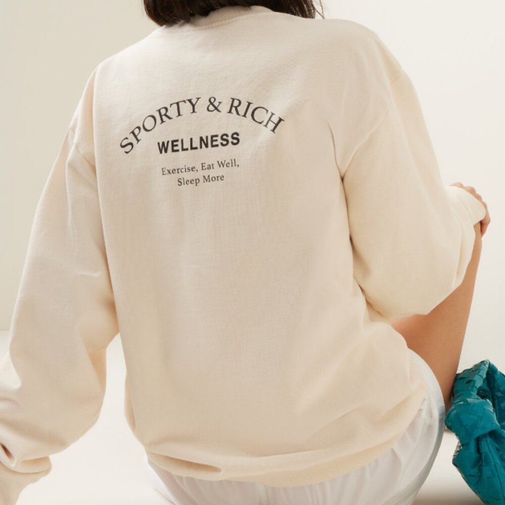 Sporty & Rich Wellness studio cotton sweatshirt - XS